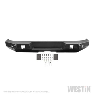 Westin Textured Black Rear Bumper: Jeep Wrangler 2018-2024