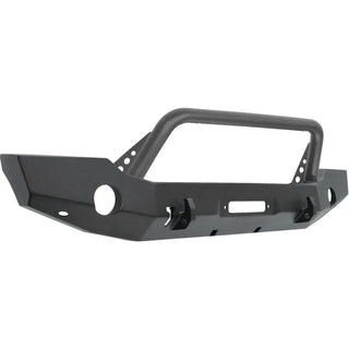 Westin Textured Black Full Width Front Bumper w/ Bull Bar: Jeep Gladiator (20-24) / Wrangler (18-24)