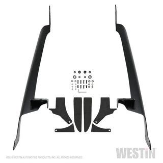 Westin Black Pillar LED Light Mount: Jeep Wrangler (18-24) / Gladiator (20-24)