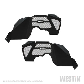 Westin Textured Black Inner Fenders (FRONT): Jeep Wrangler JK 2007-2018