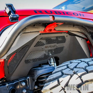 Westin Textured Black Inner Fenders (FRONT): Jeep Wrangler JK 2007-2018