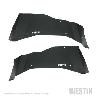 Westin Textured Black Inner Fenders (REAR): Jeep Wrangler JK 2007-2018