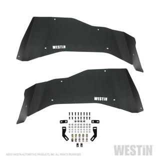 Westin Textured Black Inner Fenders (REAR): Jeep Wrangler JK 2007-2018