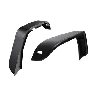 Westin Textured Black Tube Fenders (FRONT): Jeep Wrangler (18-24) / Gladiator (20-24)