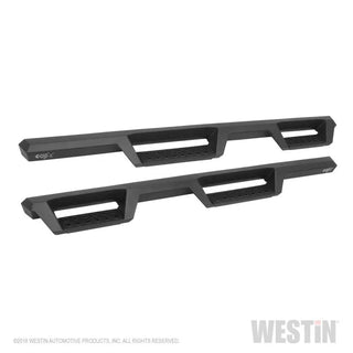 Westin Heavy Duty Textured Black Drop Nerf Step Bars: Jeep Wrangler JL Unlimited 2018-2024