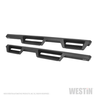 Westin Heavy Duty Textured Black Drop Nerf Step Bars: Jeep Wrangler JL Unlimited 2018-2024