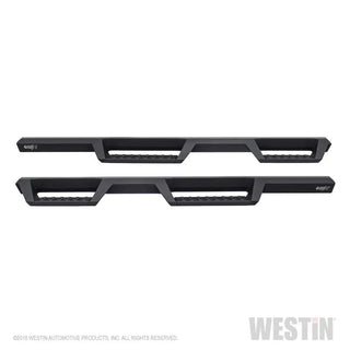 Westin Heavy Duty Textured Black Drop Nerf Step Bars: Jeep Wrangler JL Unlimited 2018-2024