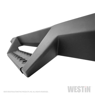 Westin Heavy Duty Textured Black Drop Nerf Step Bars: Jeep Wrangler JL Unlimited 2018-2024