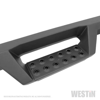 Westin Heavy Duty Textured Black Drop Nerf Step Bars: Jeep Wrangler JL Unlimited 2018-2024