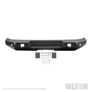 Westin Textured Black Rear Bumper: Jeep Wrangler (2007-2017) / Wrangler JK 2018