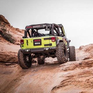 Westin Textured Black Rear Bumper: Jeep Wrangler (2007-2017) / Wrangler JK 2018