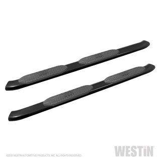 Westin Textured Black PRO TRAXX 5 Oval Nerf Step Bars: Jeep Wrangler 2018-2024