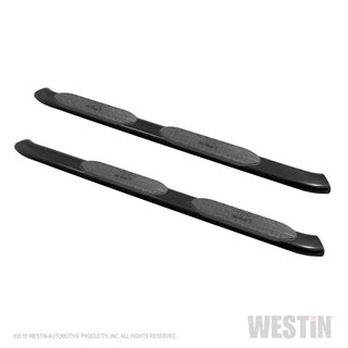 Westin Textured Black PRO TRAXX 5 Oval Nerf Step Bars: Jeep Wrangler 2018-2024