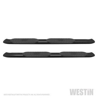 Westin Textured Black PRO TRAXX 5 Oval Nerf Step Bars: Jeep Wrangler 2018-2024