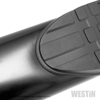 Westin Textured Black PRO TRAXX 5 Oval Nerf Step Bars: Jeep Wrangler 2018-2024