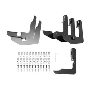 Westin Textured Black PRO TRAXX 5 Oval Nerf Step Bars: Jeep Wrangler 2018-2024