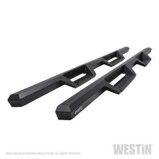 Westin Textured Black HDX Drop Nerf Step Bars: Jeep Gladiator (2020-2024)