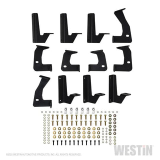 Westin Textured Black HDX Drop Nerf Step Bars: Jeep Gladiator (2020-2024)