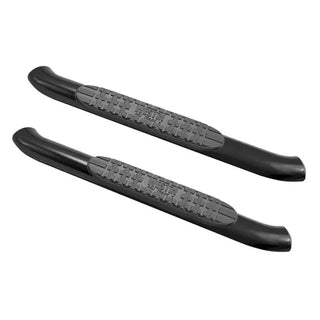 Westin Textured Black PRO TRAXX 4 Oval Nerf Step Bars: Jeep Wrangler 2018-2024