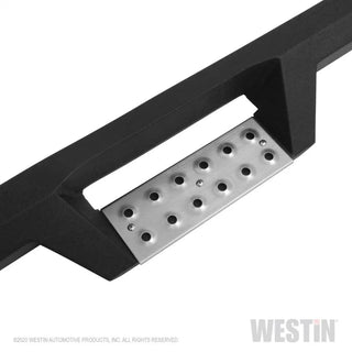 Westin Stainless Steel Textured Black Drop Nerf Step Bars: Jeep Gladiator 2020-2024