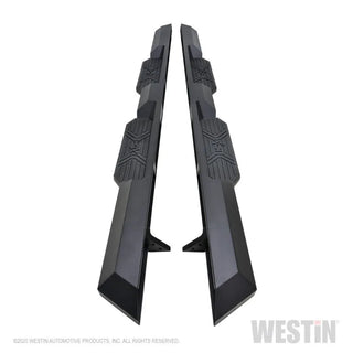 Westin Textured Black HDX Xtreme Nerf Step Bars: Jeep Gladiator (2020-2024)