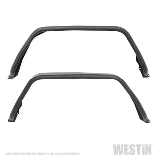 Westin Textured Black Tube Fenders (REAR): Jeep Gladiator 2020-2024
