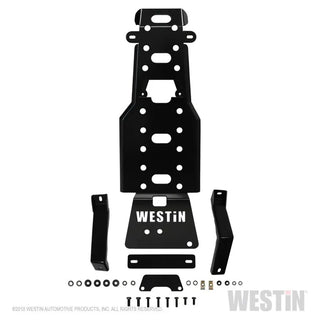 Westin Textured Black Transmission Pan Skid Plate: Jeep Wrangler 2007-2011