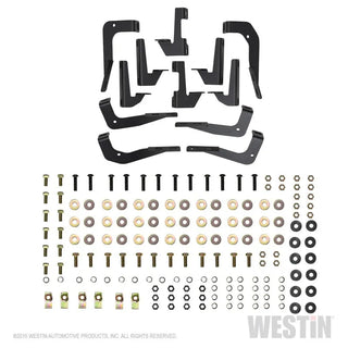 Westin Black R5 Nerf Step Bars: Jeep Gladiator 2020-2024