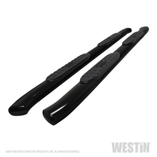 Westin Black PRO TRAXX 5 WTW Oval Nerf Step Bars: Jeep Gladiator 2020-2024
