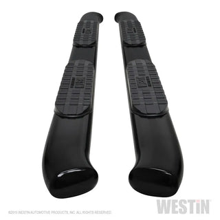 Westin Black PRO TRAXX 5 WTW Oval Nerf Step Bars: Jeep Gladiator 2020-2024