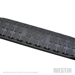 Westin Black PRO TRAXX 5 WTW Oval Nerf Step Bars: Jeep Gladiator 2020-2024