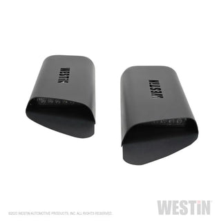 Westin Textured Black LED Hood Scoops: Jeep Wrangler (18-24) / Gladiator (20-24)