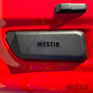 Westin Textured Black LED Hood Scoops: Jeep Wrangler (18-24) / Gladiator (20-24)
