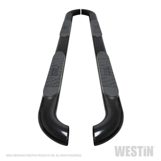Westin Black Platinum 4 Oval Nerf Step Bars: Jeep Gladiator 2020-2024