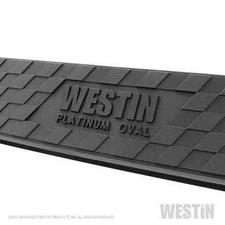 Westin Black Platinum 4 Oval Nerf Step Bars: Jeep Gladiator 2020-2024
