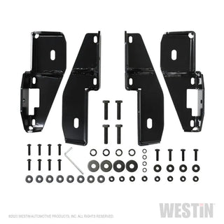 Westin Black Platinum 4 Oval Nerf Step Bars: Jeep Gladiator 2020-2024