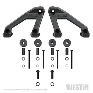Westin Textured Black LED Cowl Mount: Jeep Wrangler (18-24) / Gladiator (20-24)