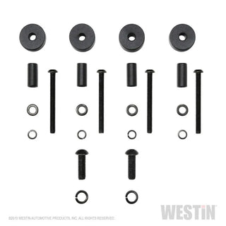 Westin Textured Black LED Cowl Mount: Jeep Wrangler (18-24) / Gladiator (20-24)