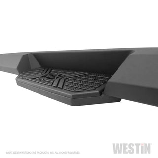 Westin Textured Black Xtreme Nerf Step Bars: Jeep Wrangler JL Unlimited 2018-2024