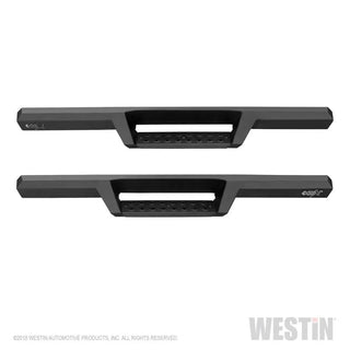 Westin Heavy Duty Textured Black Drop Nerf Step Bars: Jeep Wrangler 2018-2024