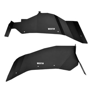 Westin Textured Black Inner Fenders (REAR): Jeep Wrangler 2018-2024