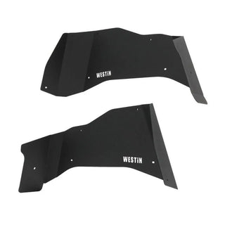 Westin Textured Black Inner Fenders (REAR): Jeep Wrangler 2018-2024