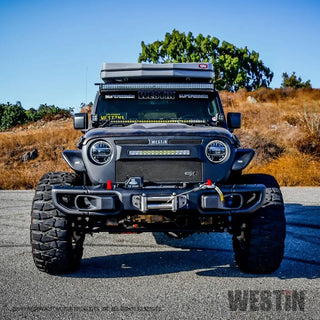Westin Black WJ2 Winch Tray: Jeep Gladiator (20-24) / Wrangler (18-24)