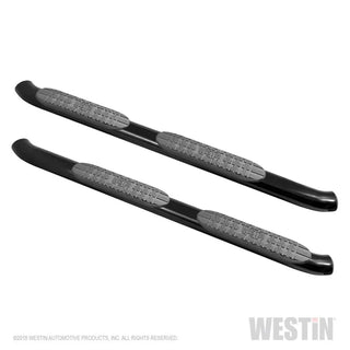 Westin Textured Black PRO TRAXX 4 Oval Nerf Step Bars: Jeep Wrangler (2018-2024)