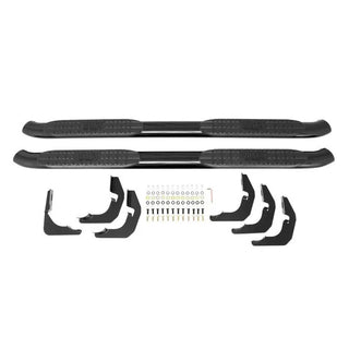 Westin Textured Black PRO TRAXX 4 Oval Nerf Step Bars: Jeep Wrangler (2018-2024)