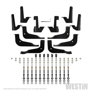 Westin Black PRO TRAXX 4 Oval Nerf Step Bars: Jeep Gladiator 2020-2024