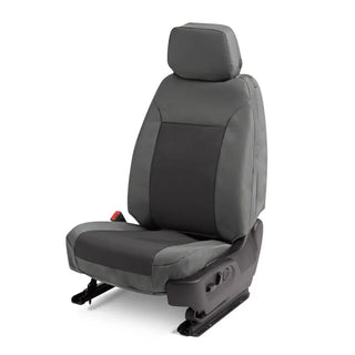 Covercraft PrecisionFit Custom Third Row Seat Covers: Dodge Durango 2011-2024 w/ Silver and Charcoal