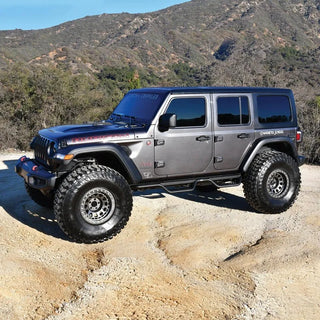 Westin Outlaw Nerf Step Bars: Jeep Wrangler JL Unlimited (18-24)