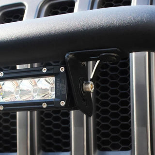 Westin Textured Black LED Brackets: Jeep Wrangler (2007-2024) / Wrangler JK (2018)