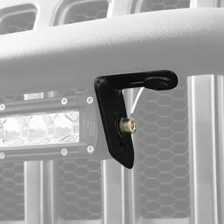Westin Textured Black LED Brackets: Jeep Wrangler (2007-2024) / Wrangler JK (2018)